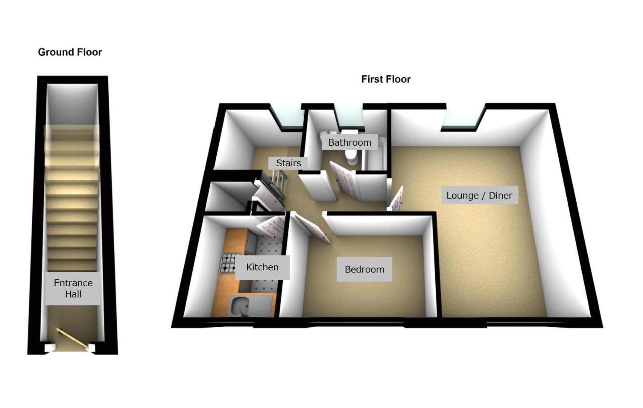 Chipad Mono - Quality City Centre Apartment, With Free Parking Space Chichester Dış mekan fotoğraf